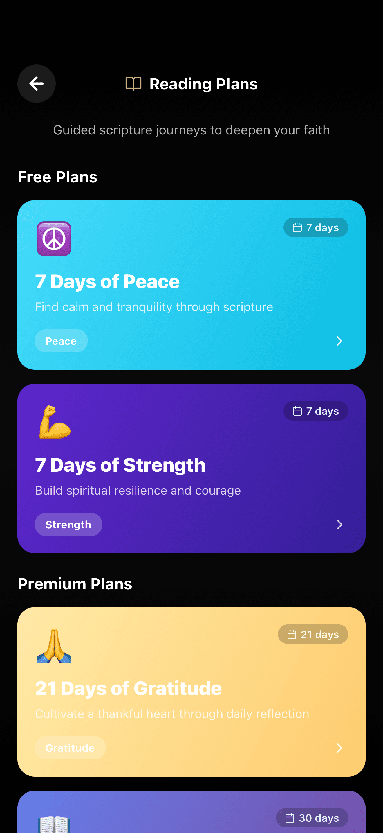 Reading Plans